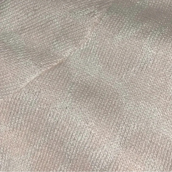 Saks Fifth Avenue | Pale Pink Leopard Sweater | Small - Picture 3 of 8